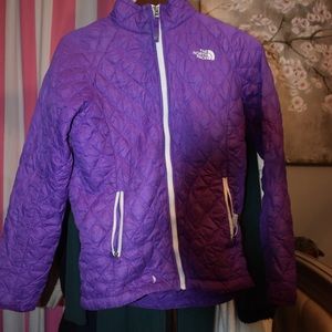 Purple waterproof jacket